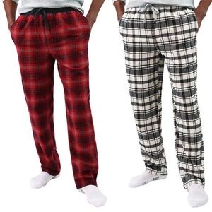 Eddie Bauer Men's Plaid Flannel Pants 2-Pack - XL